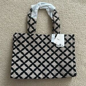 H&M textile tote bag